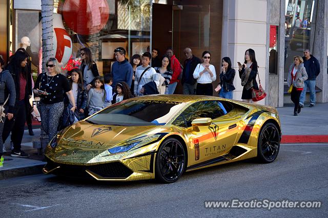 Lamborghini Huracan spotted in Beverly Hills, California