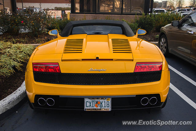 Lamborghini Gallardo spotted in McLean, Virginia