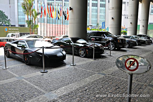 Lamborghini Aventador spotted in Bukit Bintang KL, Malaysia