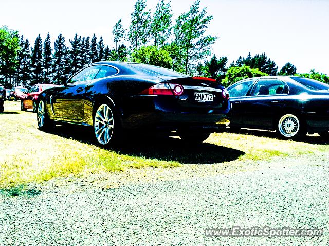 Jaguar XKR spotted in Christchurch, New Zealand
