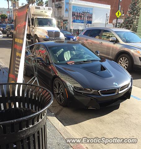 BMW I8 spotted in Hollywood, California