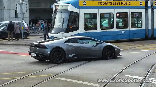 Lamborghini Huracan spotted in Zurich, Switzerland