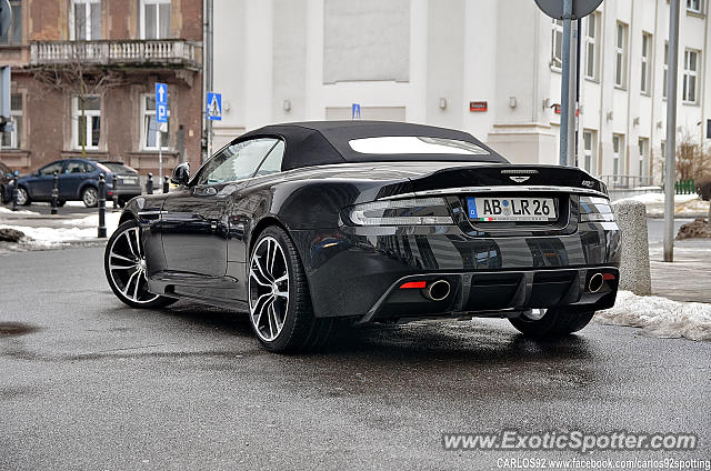 Aston Martin DBS spotted in Warsaw, Poland