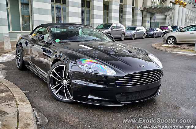 Aston Martin DBS spotted in Warsaw, Poland