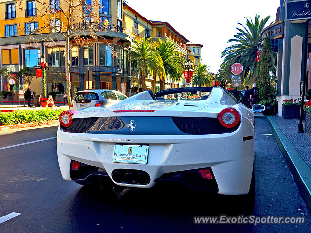 Ferrari 458 Italia spotted in Los Gatos, California