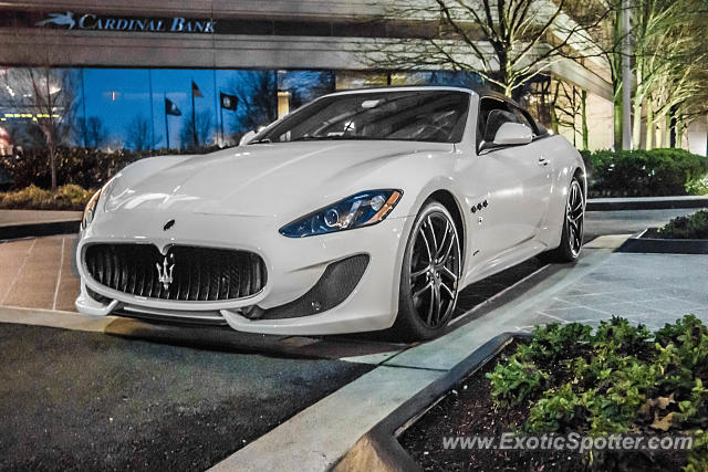 Maserati GranCabrio spotted in McLean, Virginia