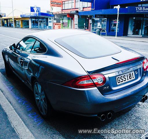 Jaguar XKR spotted in Christchurch, New Zealand
