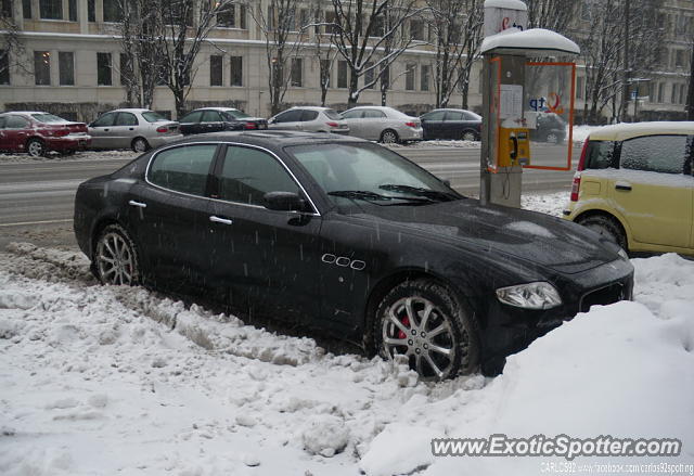 Maserati Quattroporte spotted in Warsaw, Poland
