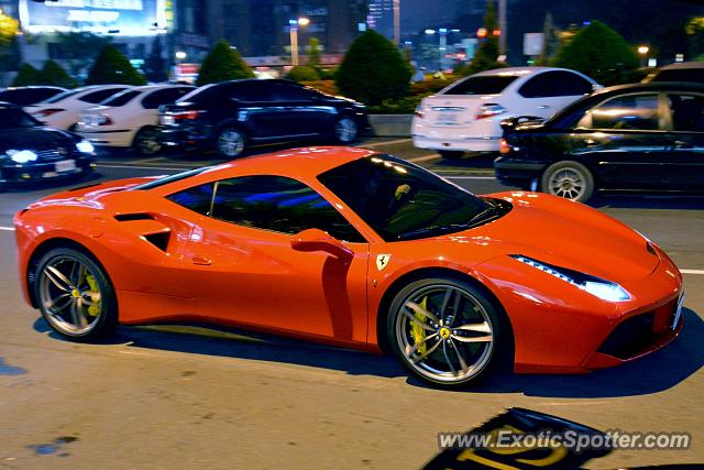 Ferrari 488 GTB spotted in Kaohsiung, Taiwan