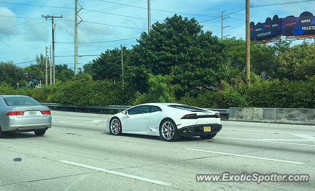 Lamborghini Huracan spotted in Miami, Florida