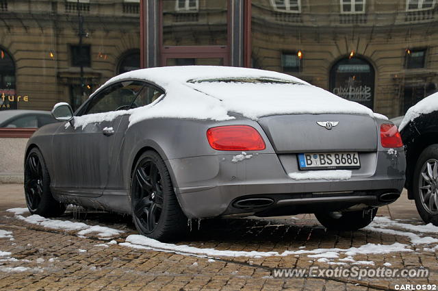 Bentley Continental spotted in Warsaw, Poland