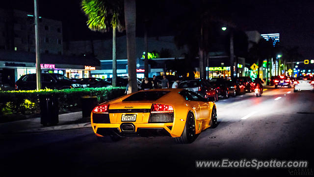 Lamborghini Murcielago spotted in Miami, Florida