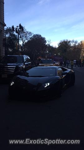 Lamborghini Aventador spotted in Manhattan, New York