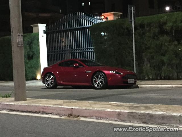 Aston Martin Vantage spotted in Fortaleza, Brazil