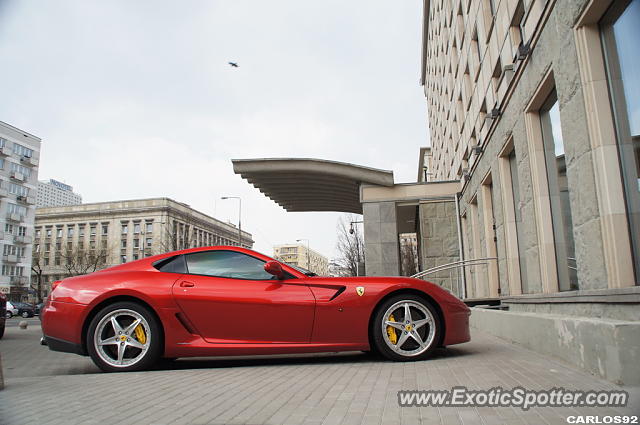 Ferrari 599GTB spotted in Warsaw, Poland