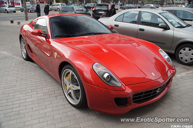 Ferrari 599GTB spotted in Warsaw, Poland