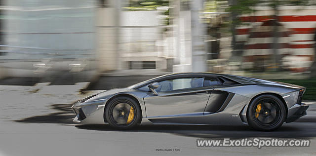 Lamborghini Aventador spotted in São Paulo, Brazil