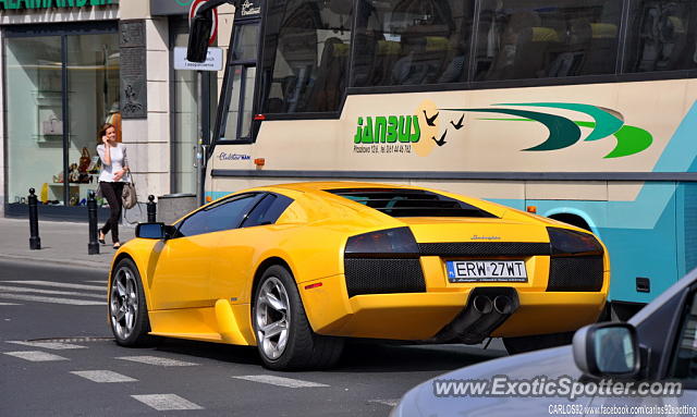 Lamborghini Murcielago spotted in Warsaw, Poland