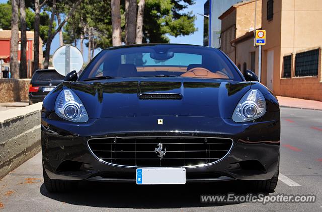 Ferrari California spotted in Pinoso, Spain