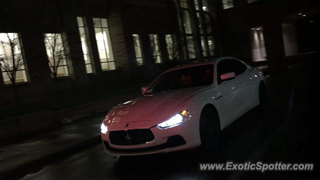 Maserati Ghibli spotted in Bloomington, Indiana