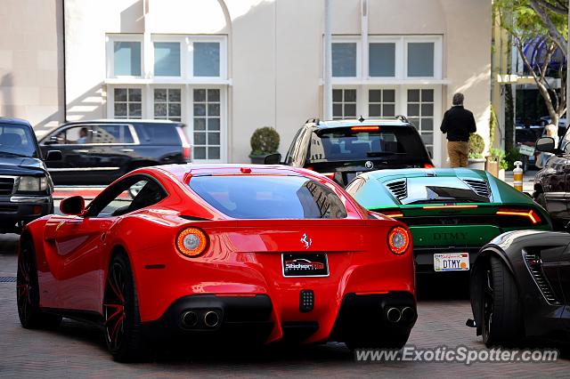 Ferrari F12 spotted in Beverly Hills, California