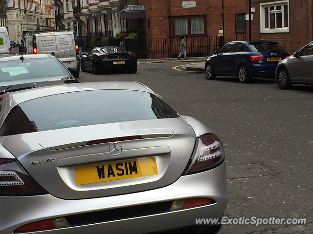 Mercedes SLR spotted in London, United Kingdom