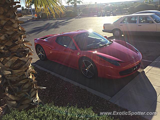 Ferrari 458 Italia spotted in El Paso, Texas