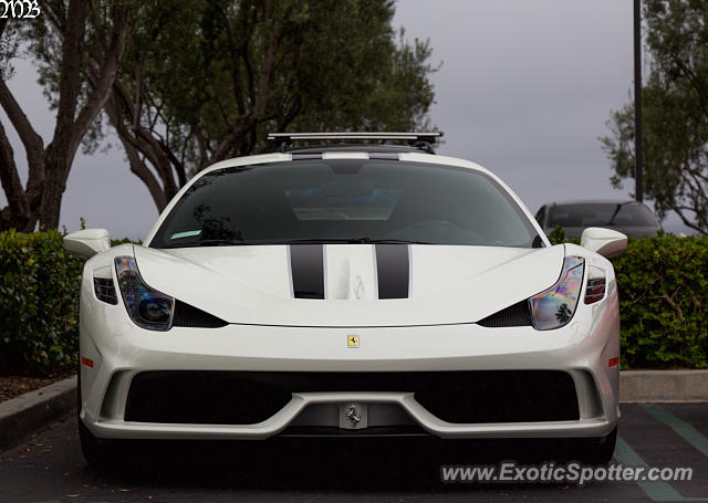 Ferrari 458 Italia spotted in Newport Beach, California