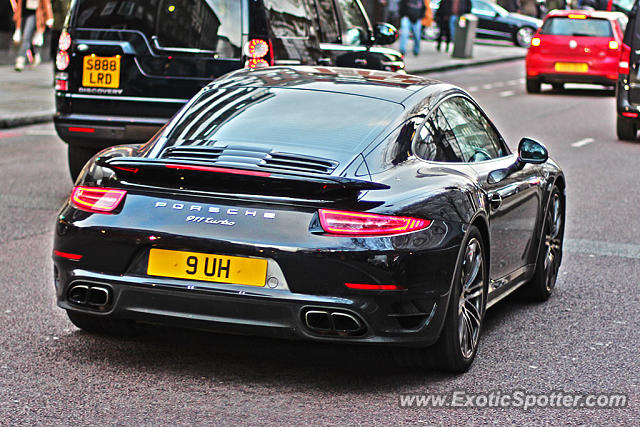 Porsche 911 Turbo spotted in London, United Kingdom