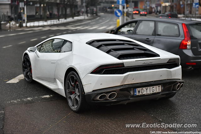 Lamborghini Huracan spotted in Warsaw, Poland