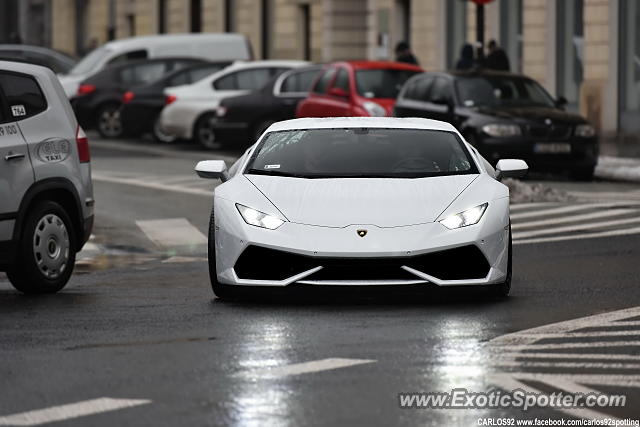 Lamborghini Huracan spotted in Warsaw, Poland