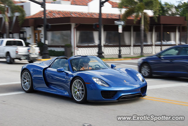 Porsche 918 Spyder spotted in Palm Beach, Florida