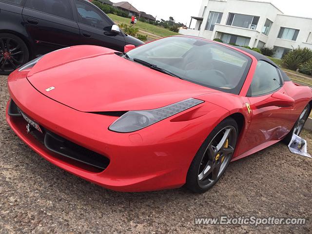 Ferrari 458 Italia spotted in Punta del Este, Uruguay