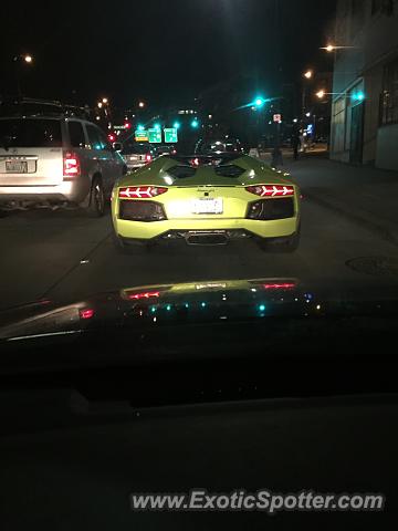 Lamborghini Aventador spotted in Seattle, Washington