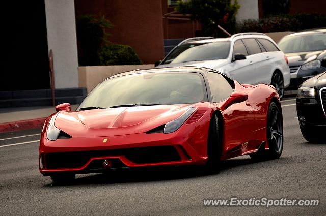 Ferrari 458 Italia spotted in Rowland Heights, California