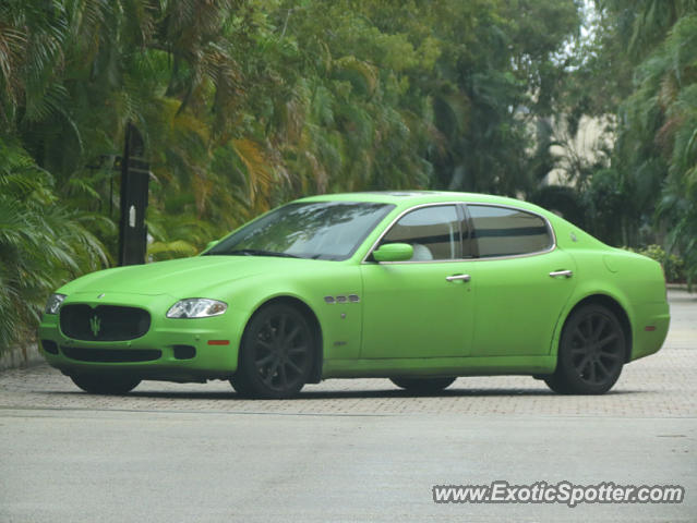 Maserati Quattroporte spotted in Sunny Isles, Florida