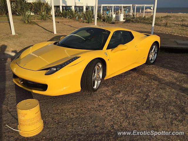 Ferrari 458 Italia spotted in Punta del Este, Uruguay