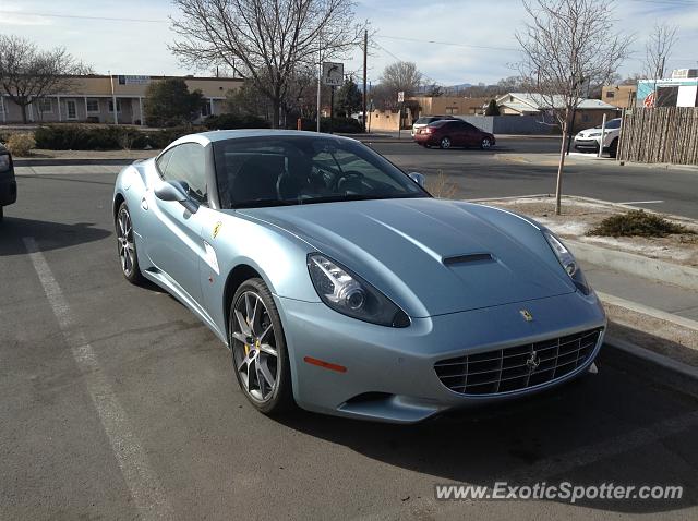 Ferrari California spotted in Santa Fe, New Mexico