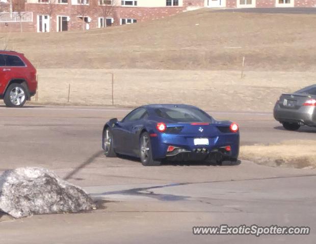 Ferrari 458 Italia spotted in Lone tree, Colorado