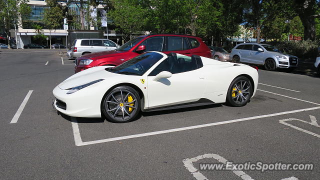 Ferrari 458 Italia spotted in Melbourne, Australia