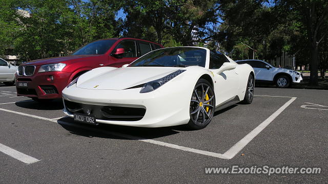 Ferrari 458 Italia spotted in Melbourne, Australia