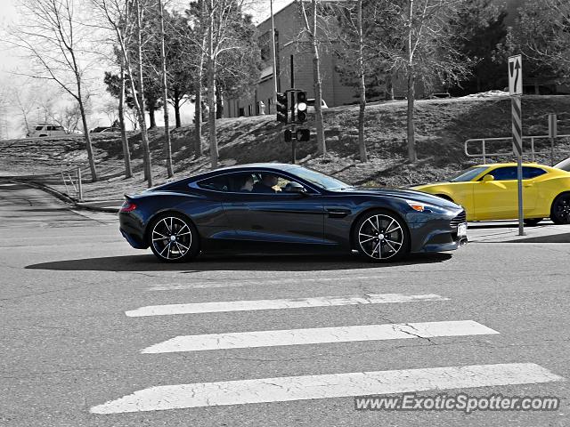 Aston Martin Vanquish spotted in Lone Tree, Colorado