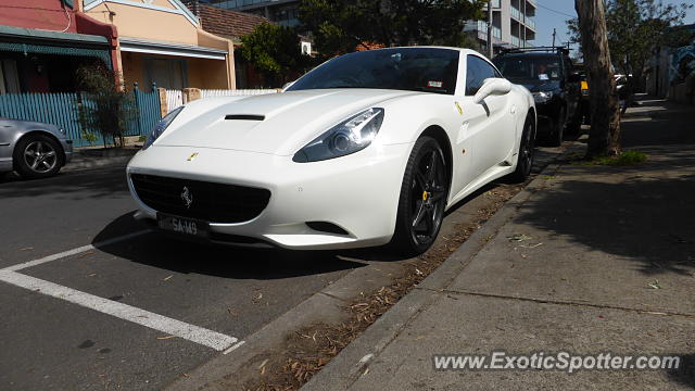 Ferrari California spotted in Melbourne, Australia