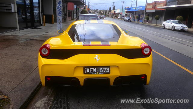 Ferrari 458 Italia spotted in Melbourne, Australia