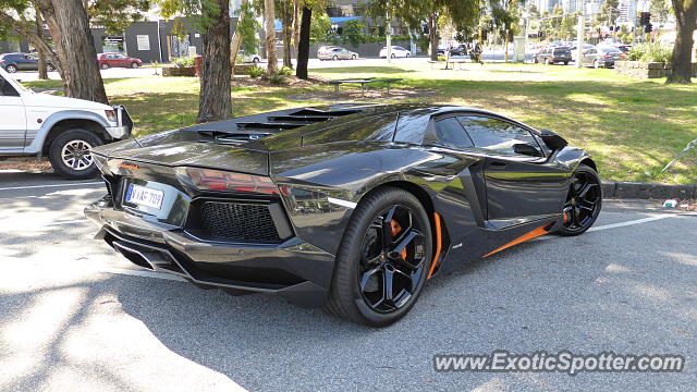 Lamborghini Aventador spotted in Melbourne, Australia