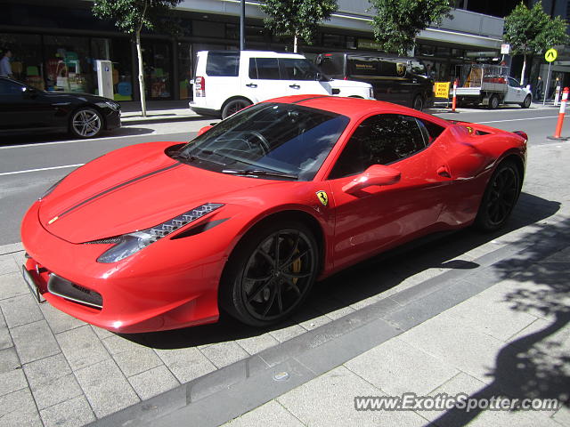 Ferrari 458 Italia spotted in Melbourne, Australia