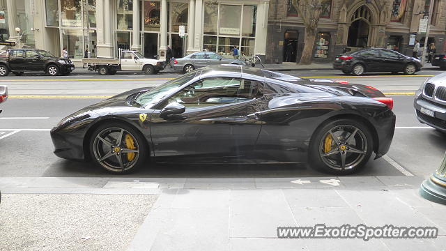 Ferrari 458 Italia spotted in Melbourne, Australia