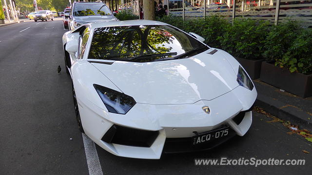 Lamborghini Aventador spotted in Melbourne, Australia