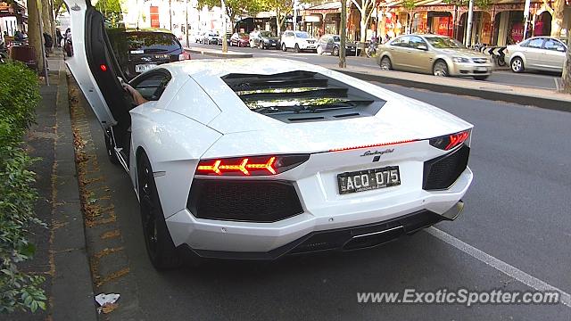 Lamborghini Aventador spotted in Melbourne, Australia