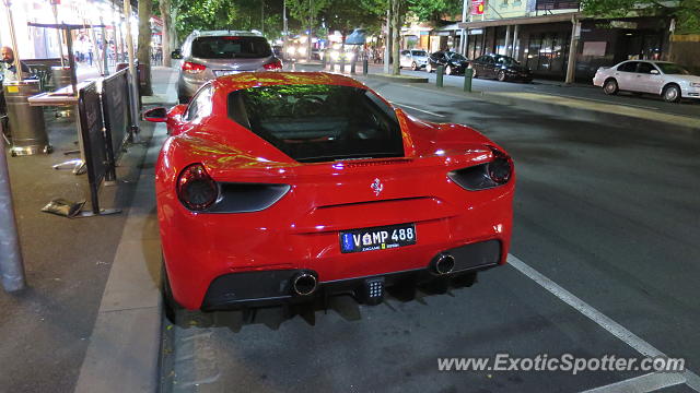 Ferrari 488 GTB spotted in Melbourne, Australia